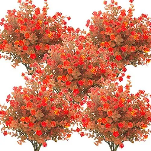 Grunyia Buds with Eucalyptus – Fall Orange / Eucalyptus