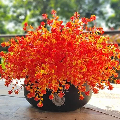 Grunyia Faux Mum Bundles – Fall Orange