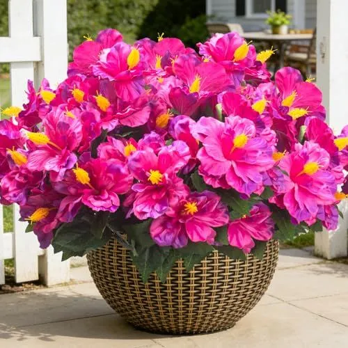 Grunyia Silk Hibiscus – Fuchsia